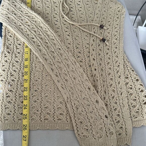 VTG Dorothée Bis Open Knit Wool Blend Sweater Size M Parisian Boutique Brand - Picture 7 of 9